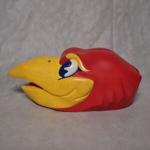 Foamheads KU Kansas Jayhawks Foam Head Hat Cap  READ